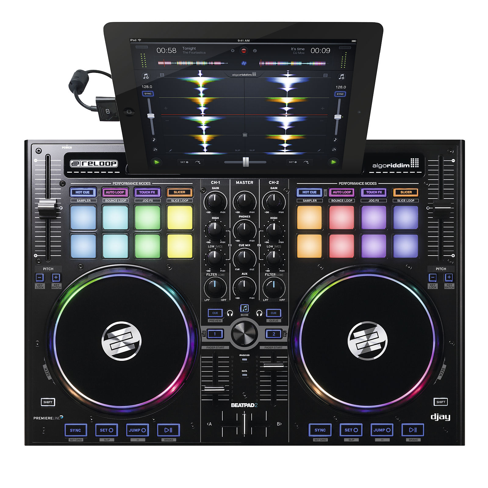 Reloop BeatPad 2 Channel DJ Controller | Reverb