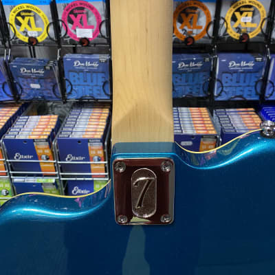 Italia Modena Challenge electric guitar in metallic turquoise - Made in Korea image 17