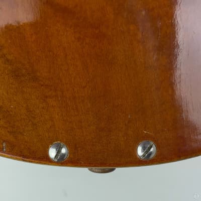 W & A. Jacot Cornerless Violin - 3/4 - Made in Neuchatel, Switzerland 1956 - w/ Case & Bow image 8