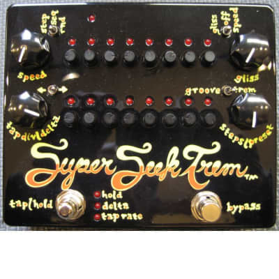 ZVex Super Seek Trem HAND PAINTED,16 Step Sequencer of Volume Pots Guitar Tremelo Effect Pedal image 3