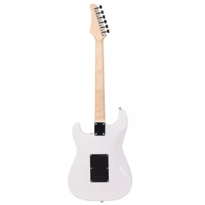Electric Guitar Kit With 20W Amp & Accessories - White image 3