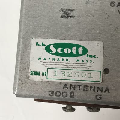 Vintage HH Scott Type 350 FM Wideband Stereo Multiplex Tuner image 8