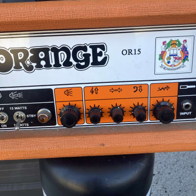 Orange OR15H 15-Watt Tube Guitar Amp Head 2012 - Present - Orange electric guitar amplifier head tube image 6
