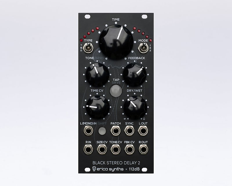 Erica Synths Black Stereo Delay2 | Reverb Canada
