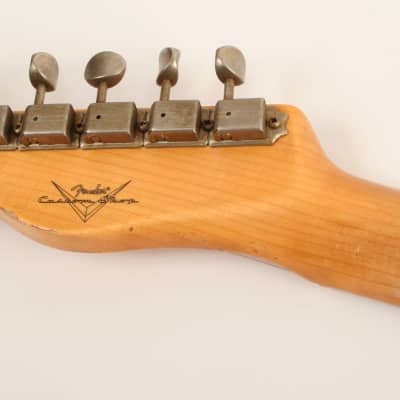 Fender Custom Shop '59 Telecaster Custom Relic Maple Neck Wide Fade Chocolate 3-Colour Sunburst CZ573805 image 6
