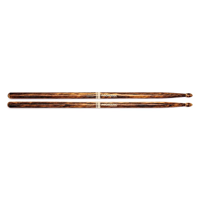 Pro-Mark TX5AWFG FireGrain Classic 5A Hickory Wood Tip Drum Sticks image 1