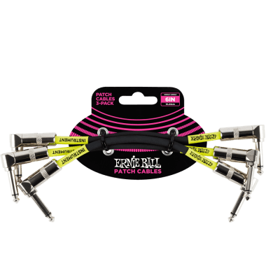 Live Wire Advantage Instrument Patch Cable Angled/Angled 3-Pack