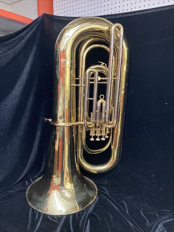 Nice Holton BB346 4/4 BBb Upright Bell Piston Valve Tuba Reverb