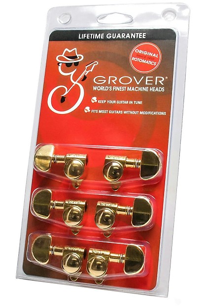 Grover 102G Rotomatic Guitar Tuning Machines - 3x3 image 2