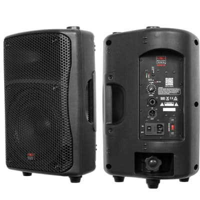 GALAXY GPS-8 Portable 400w Total Active 8" PA Speaker System Pair image 1