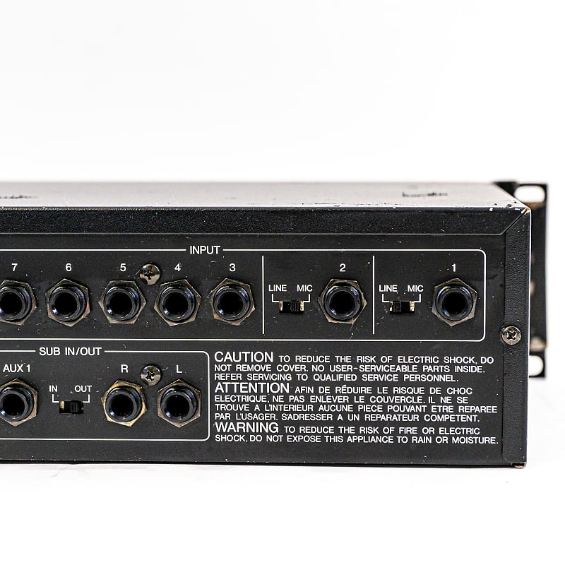 DTM・DAW YAMAHA MV802 Yamaha MV802 Stereo Rackmount Mixer Vintage Confirmed