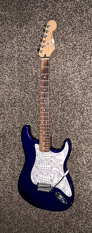 1998 Fender standard Stratocaster electric guitar purple mim