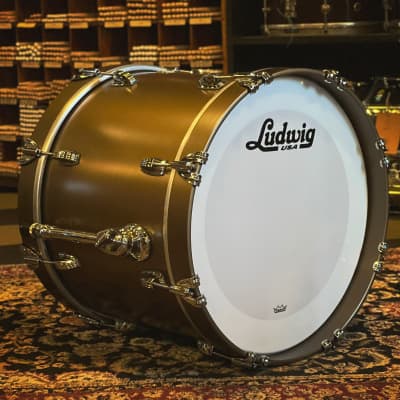 NEW Ludwig Classic Maple Bop (Jazzette) Outfit in Vintage Bronze Mist - 14x18, 8x12, 14x14 image 7