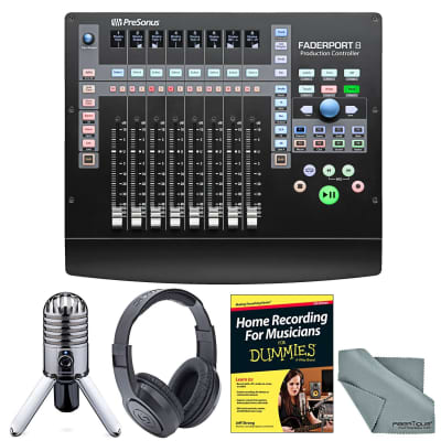 PreSonus FaderPort 8 8-channel Mix Production Controller & Samson Meteor Mic USB Studio Mic + Samson SR350 Headphones + More image 10