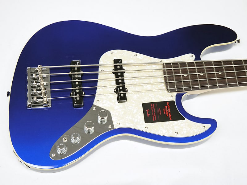 Fender Made in Japan Modern Jazz Bass V 2021 SN:5434 ≒4.32kg Deep