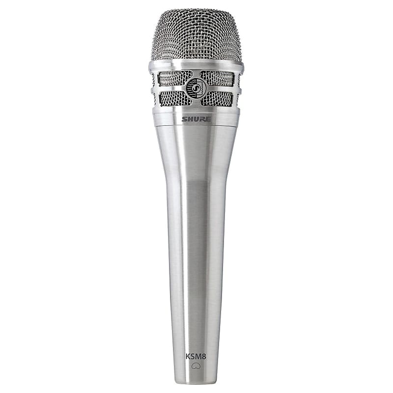 Shure KSM8 Dualdyne Cardioid Dynamic Handheld Microphone - Nickel image 1
