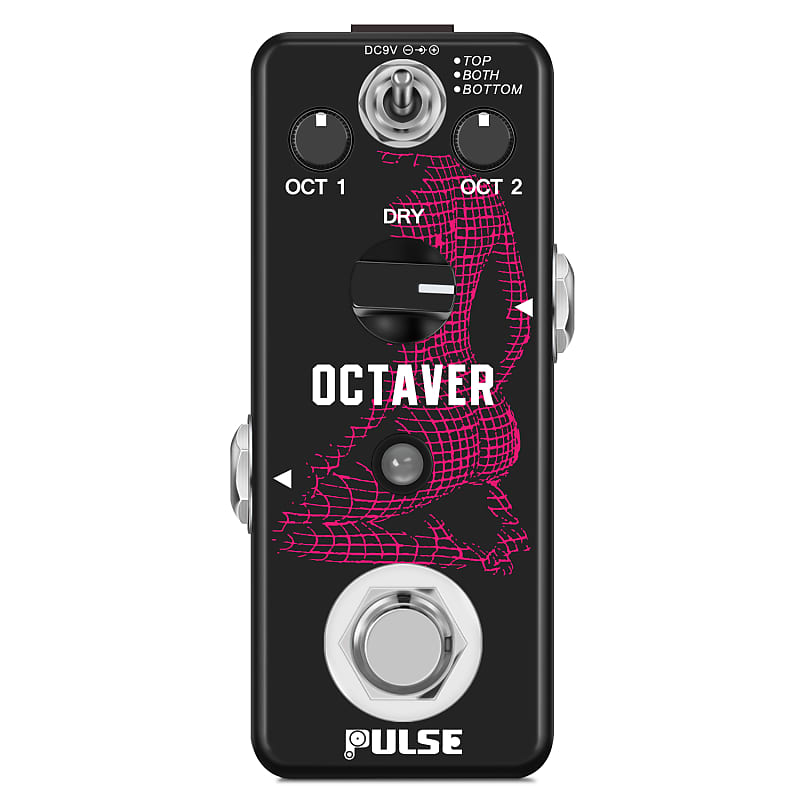 Pulse Octaver PT-36 3 Mode Digital Octave Micro Guitar Effect Pedal True Bypass image 1