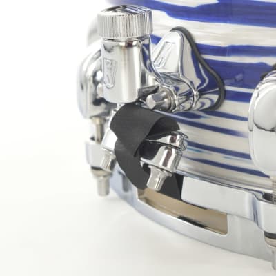 Tama MRS1465-BWO Starclassic Maple 14x6.5" Snare Drum 2022 Blue & White Oyster with Chrome Hardware imagen 3