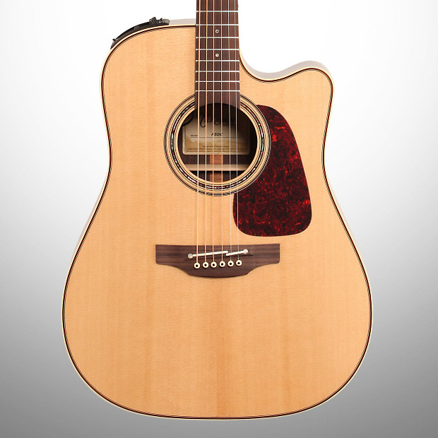 Takamine P5DC Pro Series 5 Dreadnought Cutaway Acoustic/Electric Guitar Natural Gloss image 1