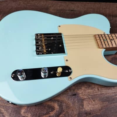 MyDream Partcaster Custom Built - Sonic Blue Esquire - Dreamsongs Broadcaster image 1