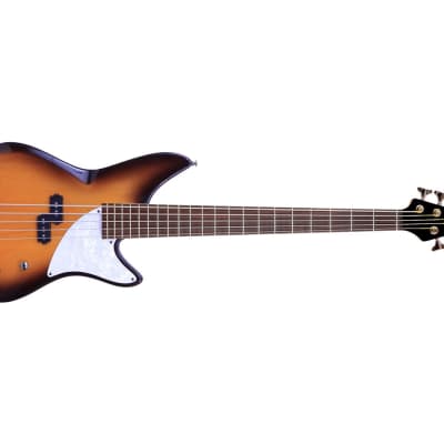 MTD Kingston CRB 5 5-String Bass Guitar - Amber Burst image 4