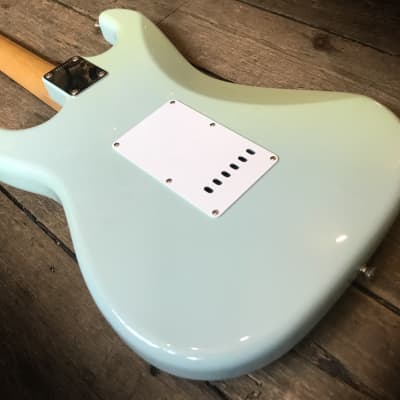 2017 Fender Custom Shop 1960 Reissue Stratocaster in Sonic Blue with hard shell case and COA & Tags image 10