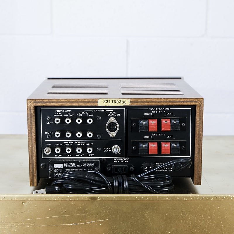 アンプ Sansui QS-100 SANSUI QS-100の仕様 サンスイ