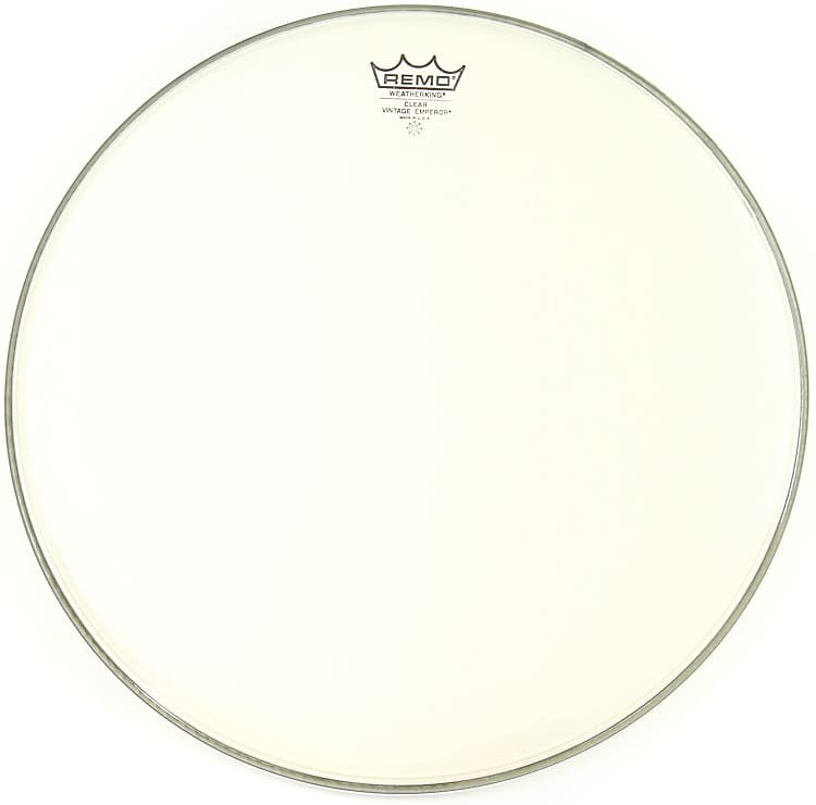 Remo Emperor Vintage Clear Drumhead - 18 inch image 1