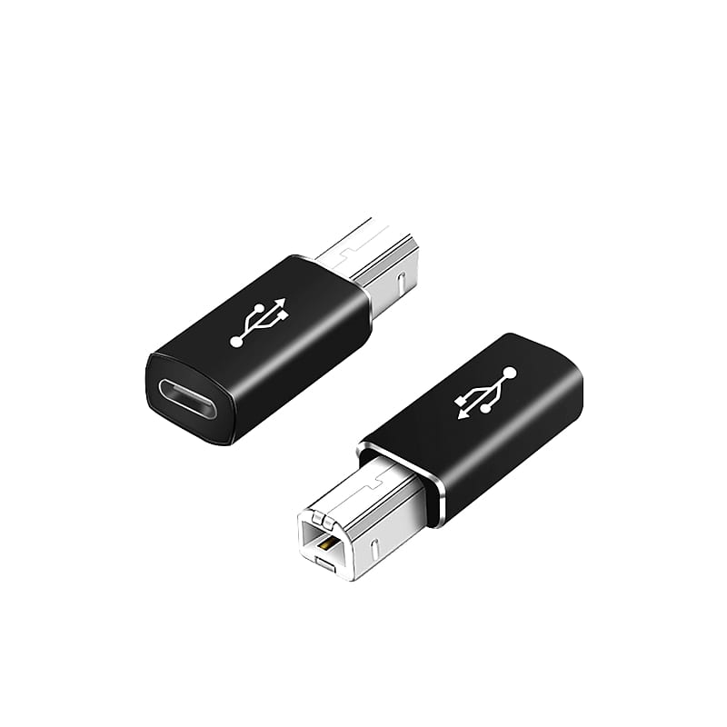 USB Type-C To Printer Cable Adapter Square Port Converter for Electronic  Piano Printer USB C Female To USB B Male Adapter 