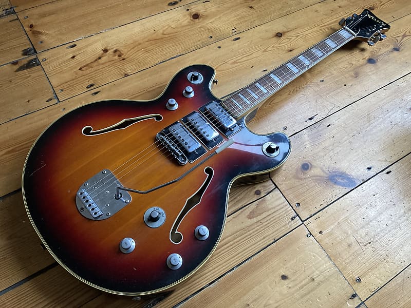 Welson DS3 Semi Acoustic Electric Guitar Made in Italy Reverb