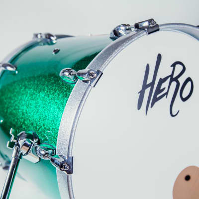 Hero Drumworks 18"x18" Custom Maple/Mahogany Kick Drum 2022 image 2