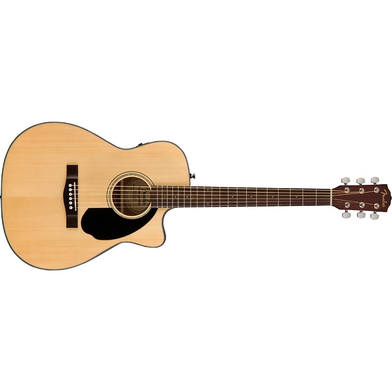 Fender CC-60SCE Concert Cutaway Acoustic Guitar, with 2-Year Warranty, Natural image 1