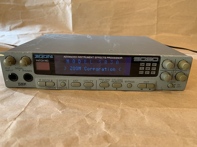 Zoom 9030 Advanced Instrument Effects Processor 90s VGC | Reverb