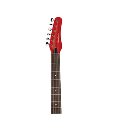 Danelectro D56BAR-RD '56 Baritone Guitar - Red - Open Box image 5