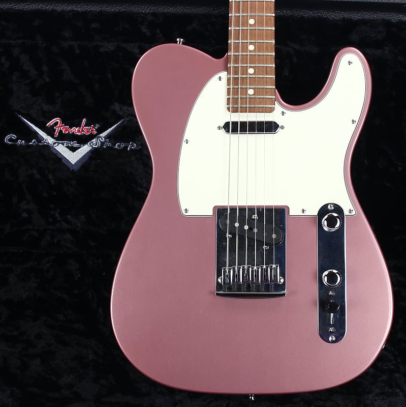 2008 Fender Custom Shop Custom Classic NOS Telecaster Burgundy Mist - Ash Body, FIGURED NECK, Rosewood Board, Rare Color image 1