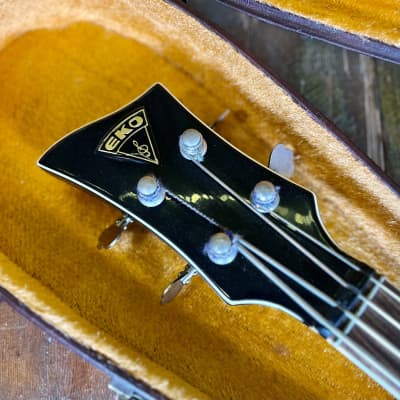 EKO Florentine Bass guitar 1960’s - Sunburst original vintage italy vox image 7