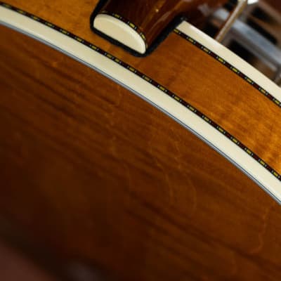 Deering Calico 5 String Curly Maple Resonator Banjo w/Spikes Installed #AX45 image 14