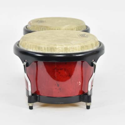 か77● 【中古】REMO / CROWN BONGO ケース付き(pearl) Remo Crown Bongos | zZounds