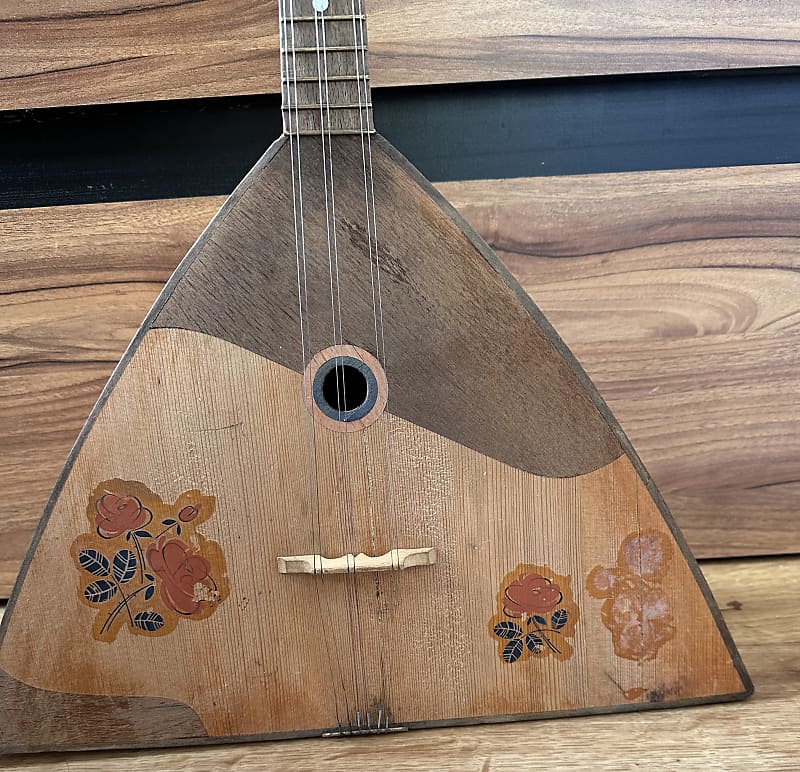 Balalayka 6 String USSR Soviet Folk Instrument Balalaika | Reverb
