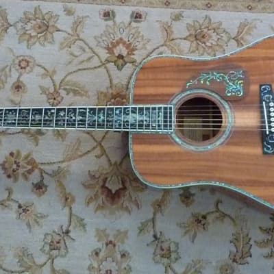 Artisan Koa Abalone, Martin D-45 style Acoustic guitar for sale