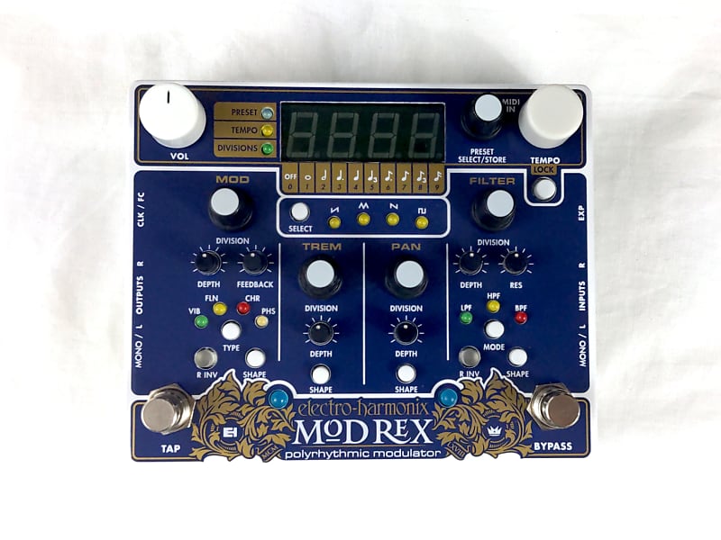 Used Electro-Harmonix EHX Mod Rex Polyrhythmic Modulator Pedal! Modrex! image 1