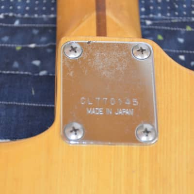Ibanez Challenger 2575 Ash Stratocaster 1977 Clear Natural Wood Lawsuit  Vintage . Complete! image 6