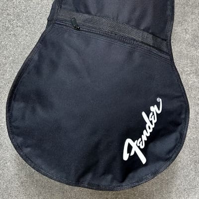 FENDER Modern Logo Acoustic Guitar Gig Bag Soft Case Black with Straps Zippered image 1