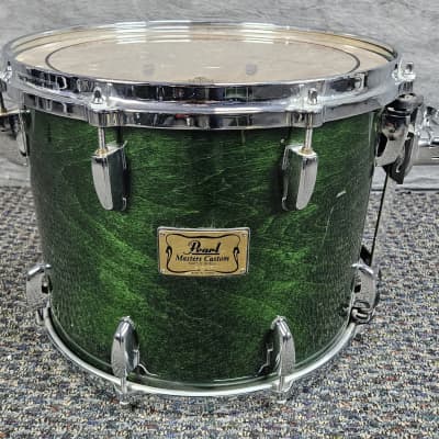 Pearl Masters Custom MMX Shell Kit 10-12-14-22 Late 1990s-Early 2000s - Emerald Green image 14