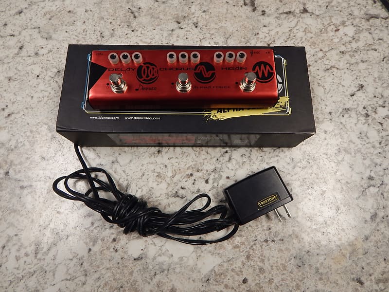 Donner Alpha Force MultiEffects Pedal Reverb