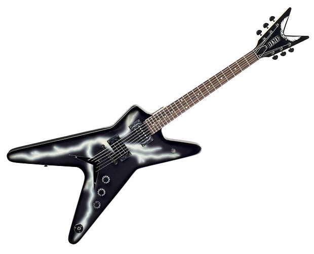 Dean Dimebag Black Bolt ML Guitar Black image 1