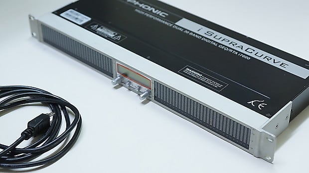 Phonic i7600 i Supra Curve Dual 30 Band Digital GEQ/RTA GraphicEqualizer