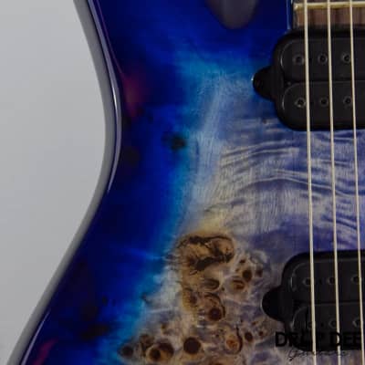 Jackson Pro Series Signature Chris Broderick Soloist HT7P 7-String Electric Guitar - Transparent Blu image 5