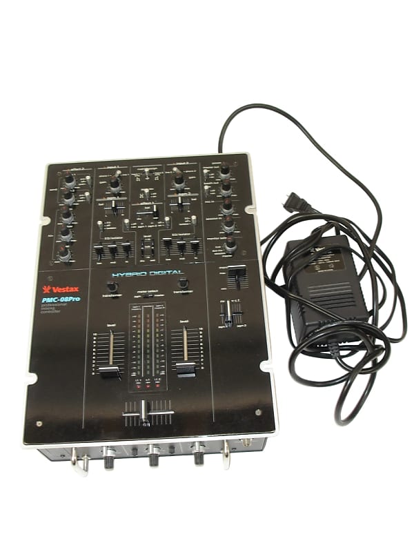 Vestax DJミキサー PMC-08Pro 完動美品 中古品】Vestax/DJミキサー/PMC-08Pro WH -DJ機材アナログ