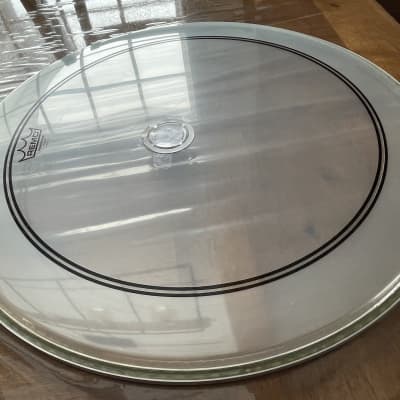 Remo Bass drum head 22" powerstroke 3 clear batter 2020 Clear image 2